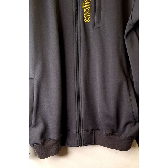Vtg ADIDAS Full Zip Track Jacket Men's Sz XL Grey Streetwear Sports Active Wear - Picture 12 of 13